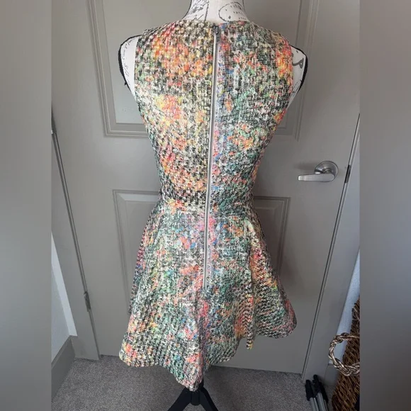 Alice + Olivia Varita Fit & Flare Metallic Dress - Picture 8 of 16